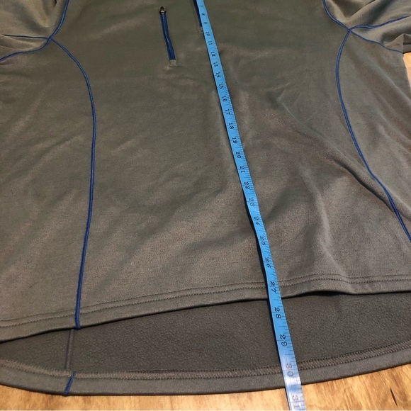 Peter Millar Crown Sport Golf Sweater Mens Size Medium Grey 1/4 Zip Long Sleeve - Picture 7 of 8